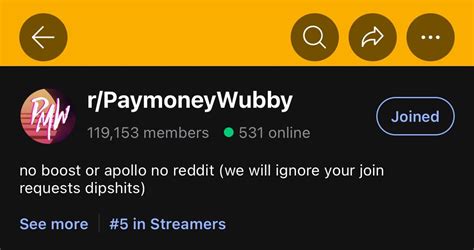 Streamer PaymoneyWubby Banned From Reddit For。